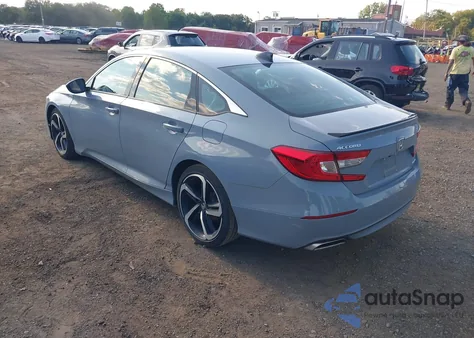 2022 Honda Accord Sport из США, поврежденный, VIN 1HGCV1F38NA083878